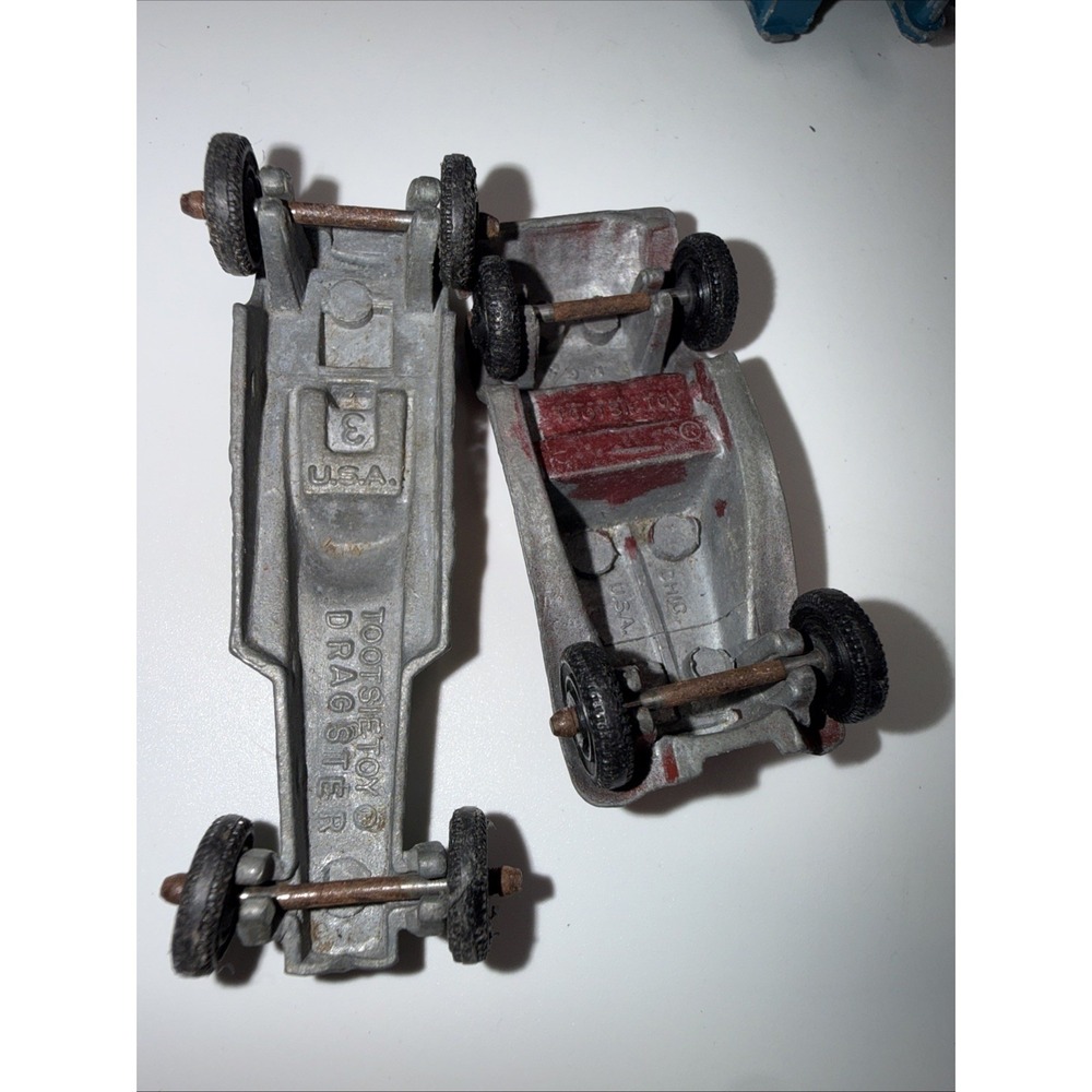 Vintage Metal Die Cast Toy Car Lot Of 14: Tootsie, Midgetoy, Lesney Matchbox - Picture 8 of 16